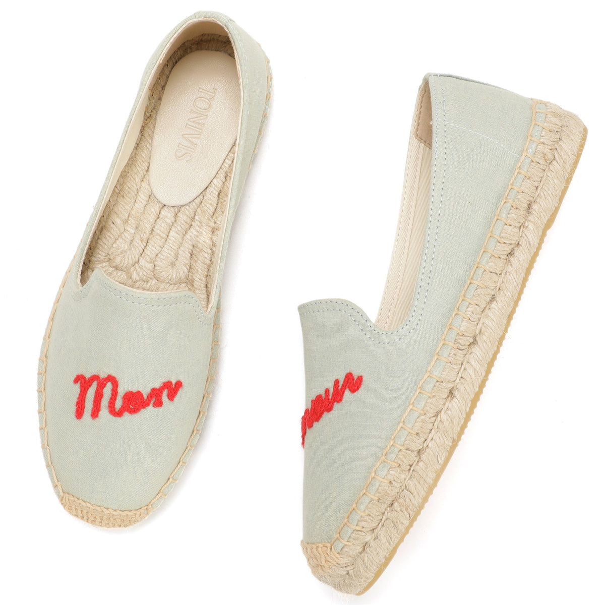Blue Letters women's platform espadrilles, style W-P9885