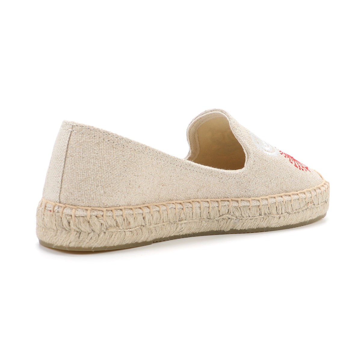 Beige Fireworks women's platform espadrilles, style W-P9889