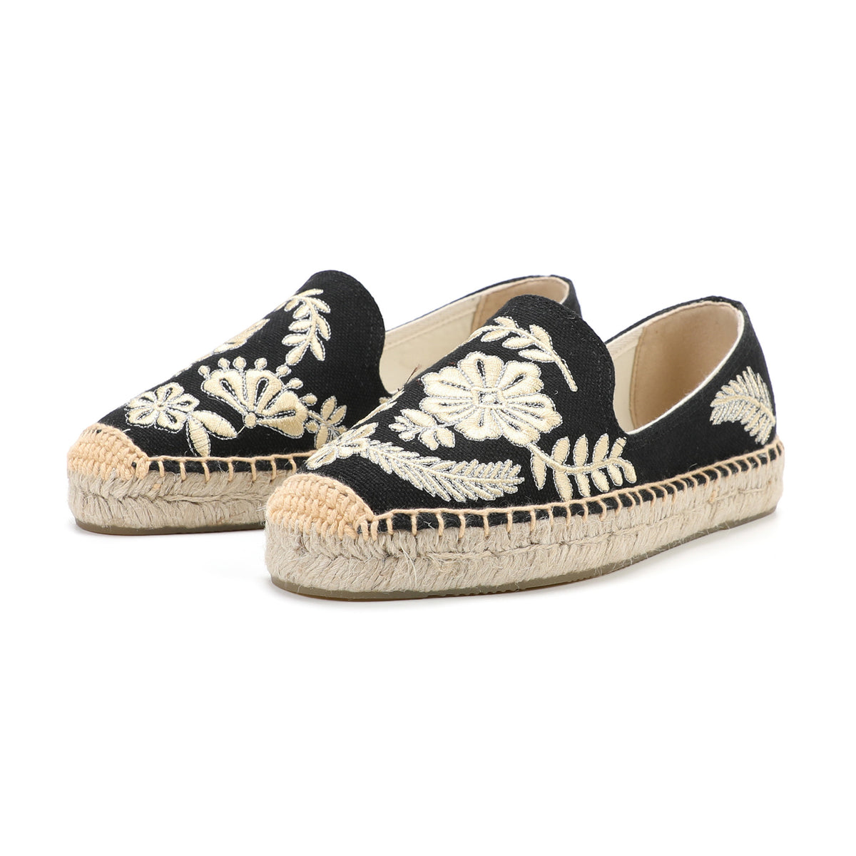 Black Garden women's platform espadrilles, style W-P9893