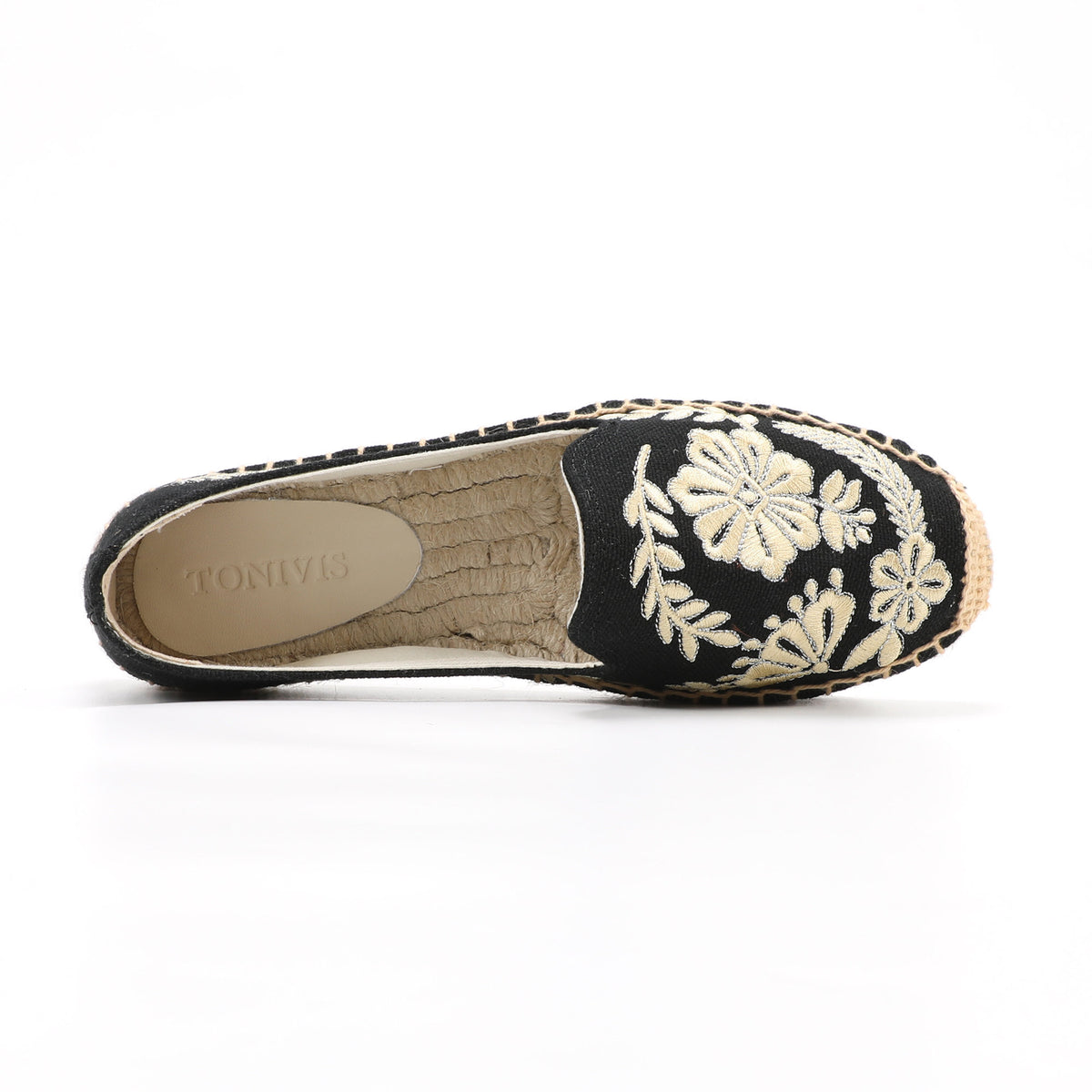 Black Garden women's platform espadrilles, style W-P9893