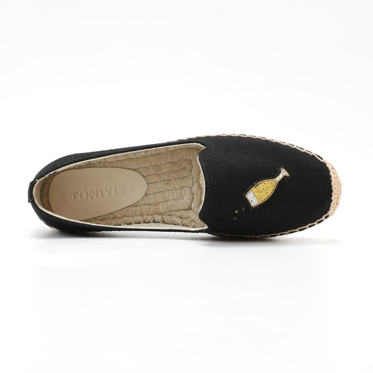 Black Wine women's platform espadrilles, style W-P9896
