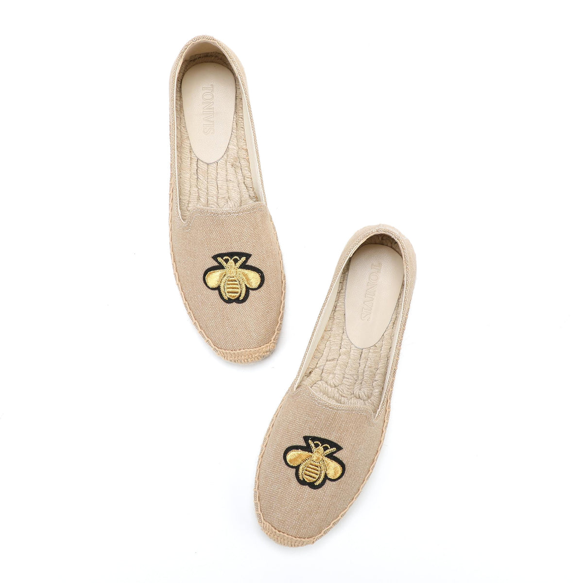Tan Bee women's platform espadrilles, style W-P9902