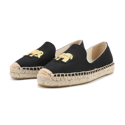 Black Elephant women's platform espadrilles, style W-P9904