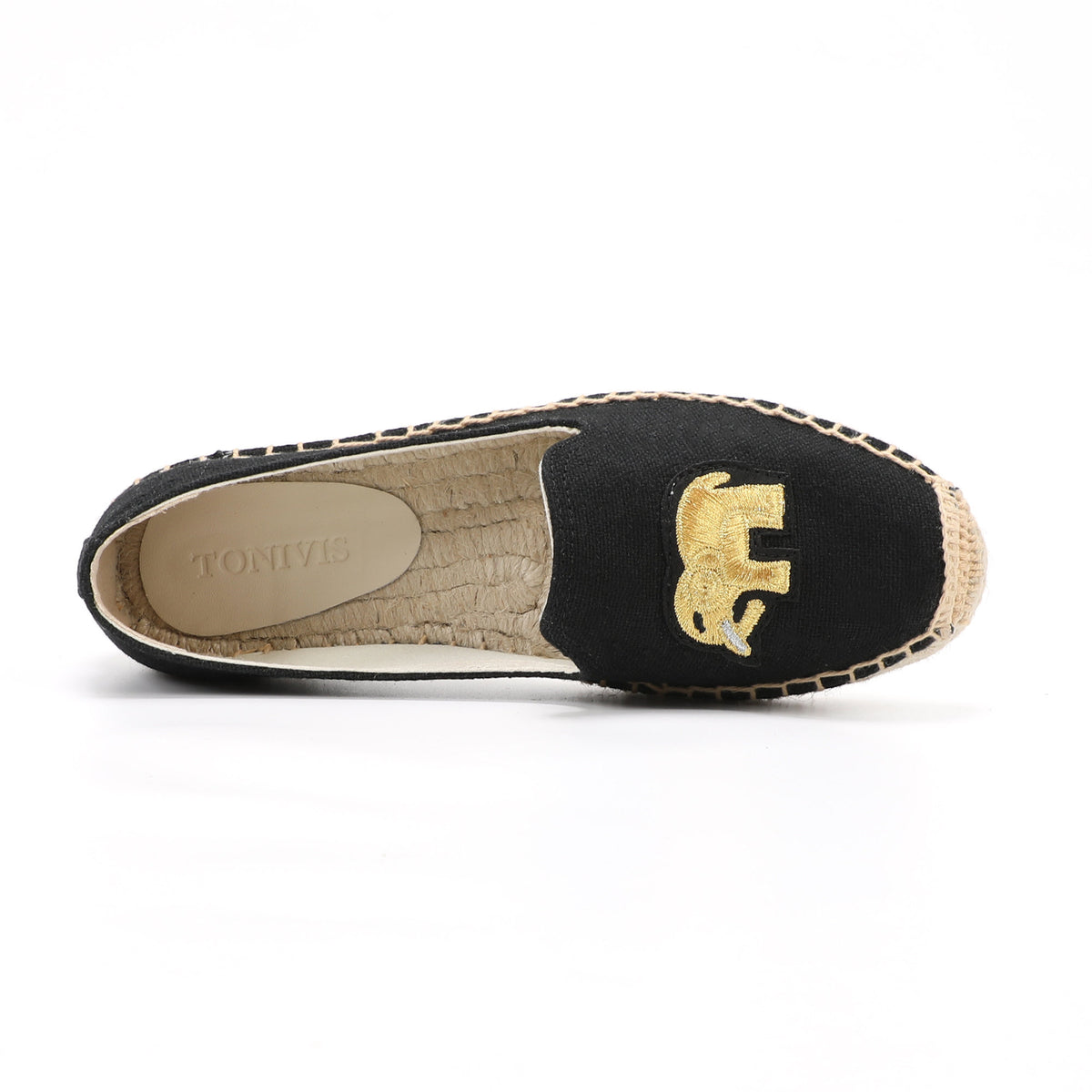 Black Elephant women's platform espadrilles, style W-P9904