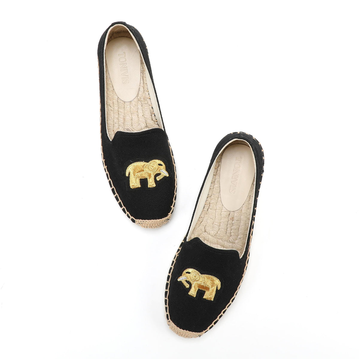 Black Elephant women's platform espadrilles, style W-P9904