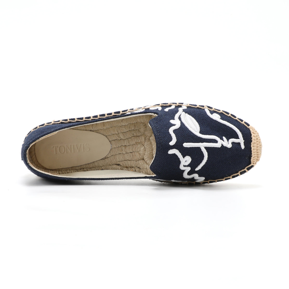 Blue Face women's platform espadrilles, style W-P9912