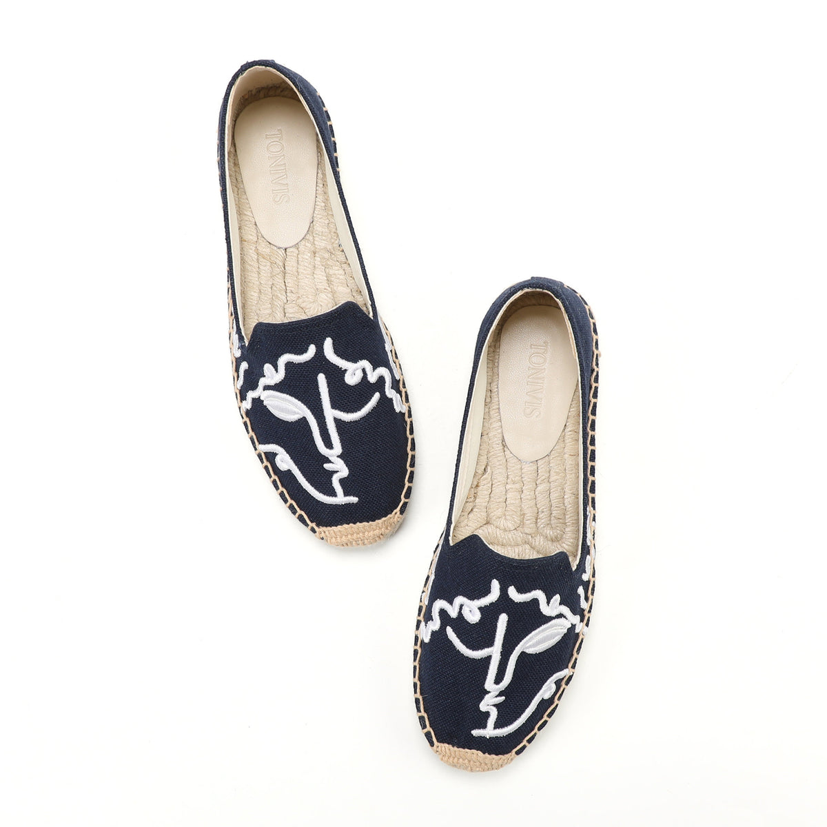 Blue Face women's platform espadrilles, style W-P9912