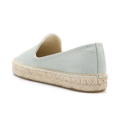 Light Blue Lemon women's platform espadrilles, style W-P9916