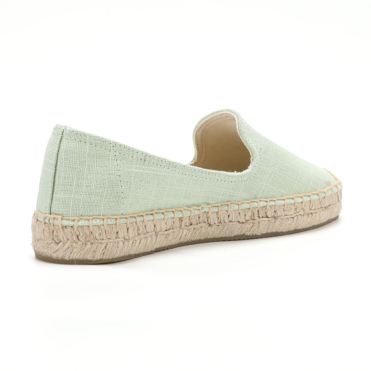 Green Lime women's platform espadrilles, style W-P9919