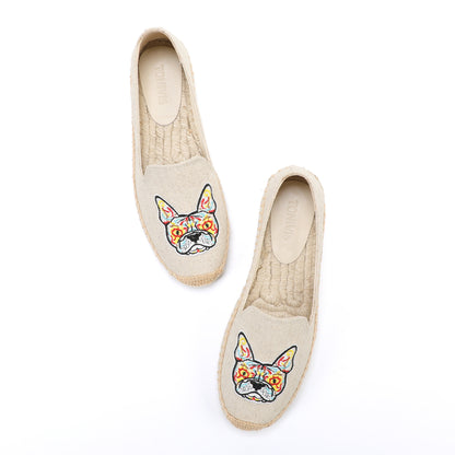 Beige Dog women's platform espadrilles, style W-P9925