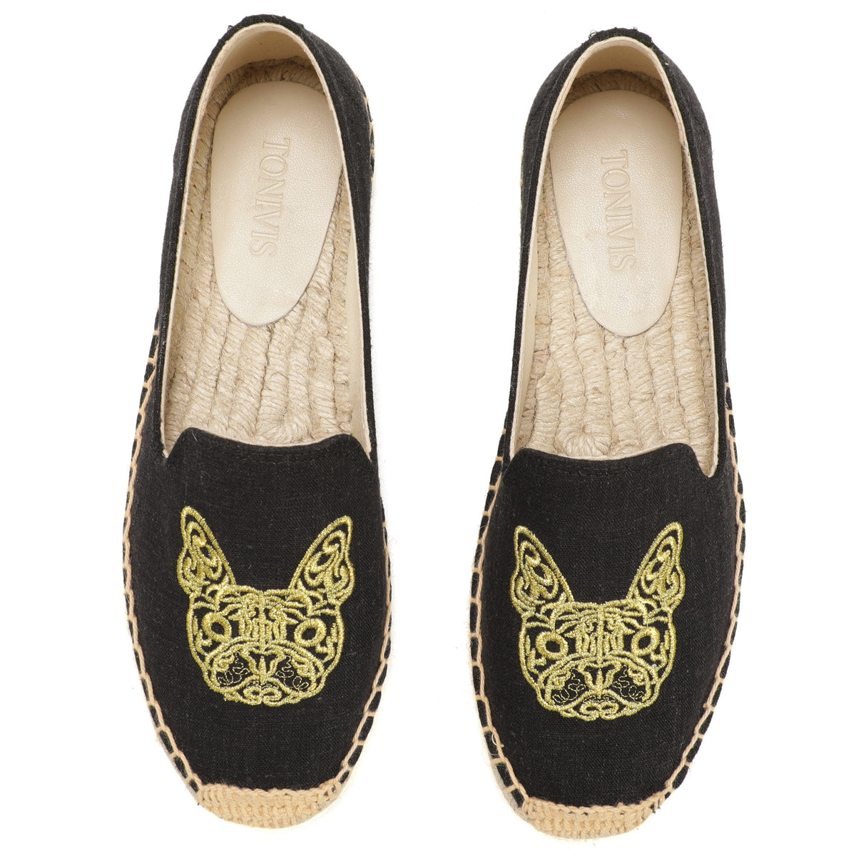 Black Dog women's platform espadrilles, style W-P9926