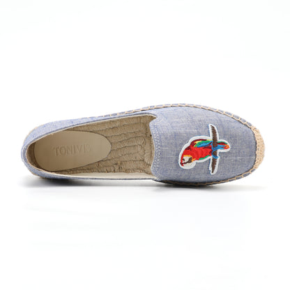 Blue Parrot women's platform espadrilles, style W-P9928