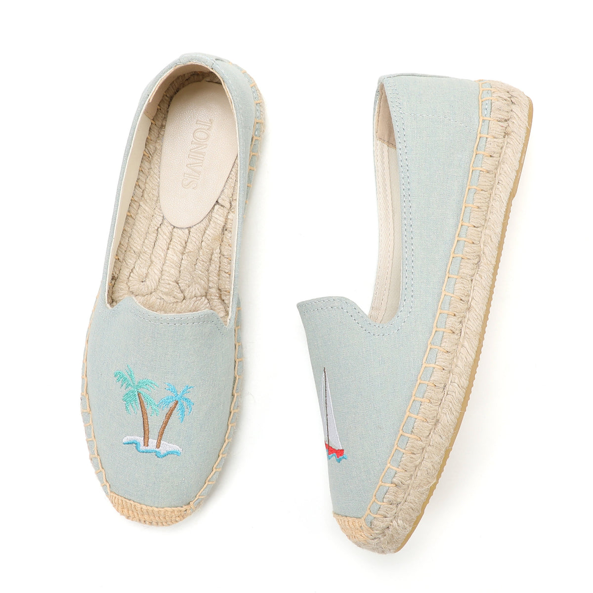W-P9940 Light Blue Sailboat - product photo