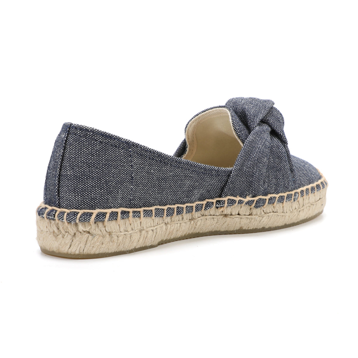 Blue Bow women's platform espadrilles, style W-P9959