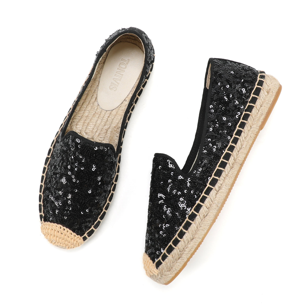 W-P9982 Black Sequin - product photo