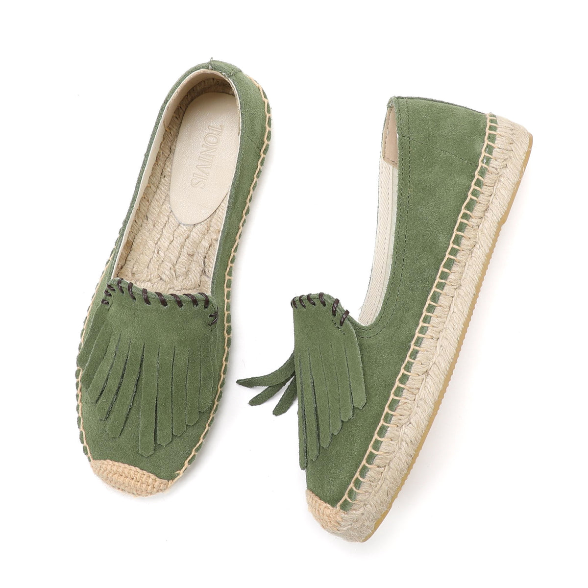W-P9988 Green Tassel - product photo