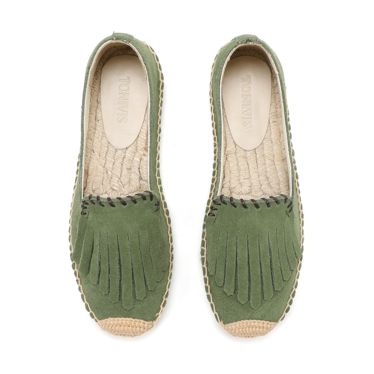 W-P9988 Green Tassel - product photo