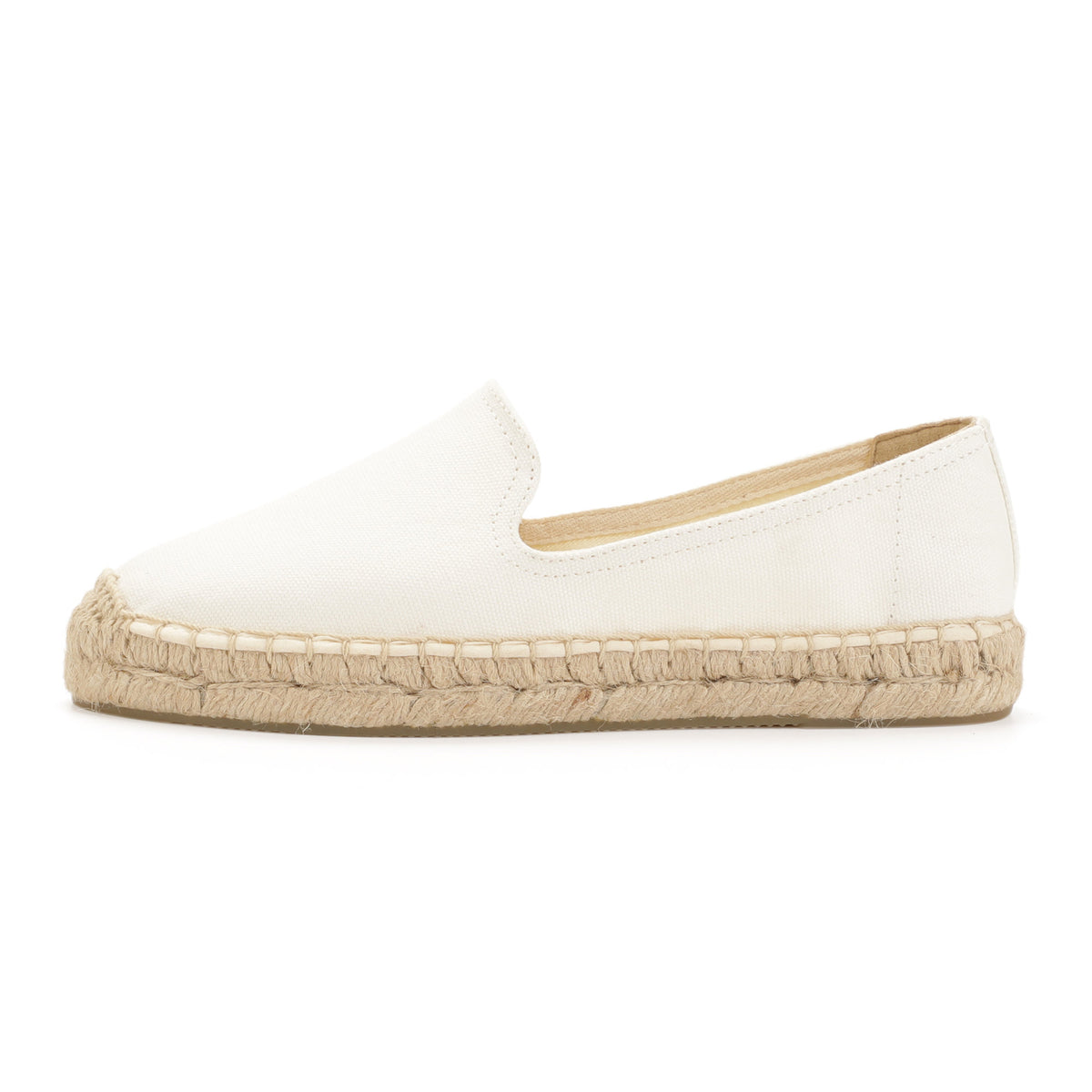 White women's platform espadrilles, style W-P9989