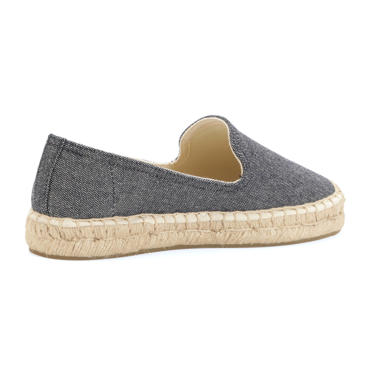 Blue Two Tone women's platform espadrilles, style W-P9990