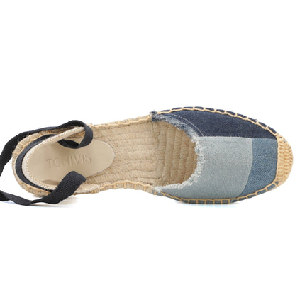 W-S856 Denim Blue Espadrilles