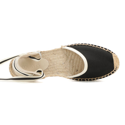 W-S862 Black Espadrilles