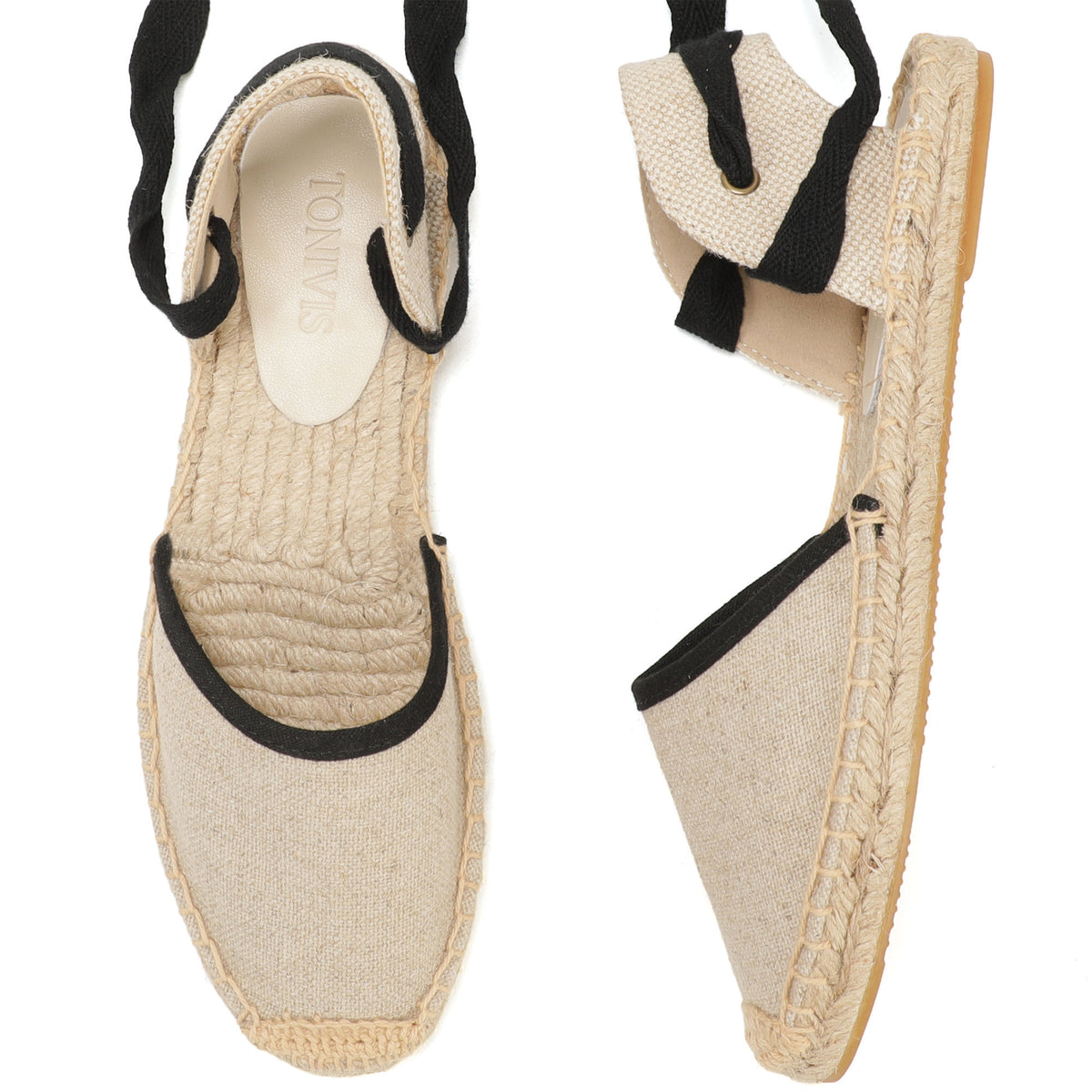 W-S864 Linen Beige Espadrilles