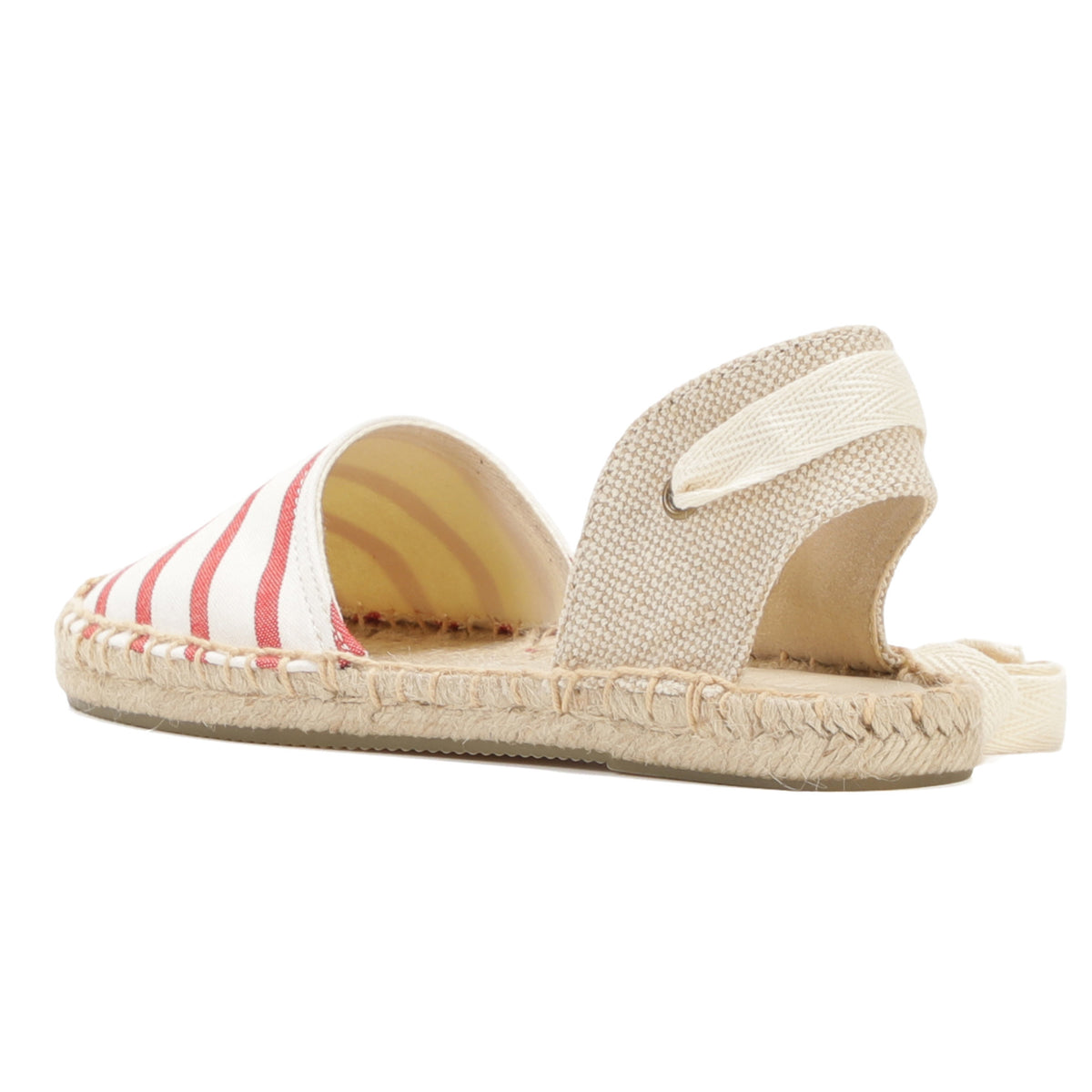 W-S865 Red White Stripes Espadrilles