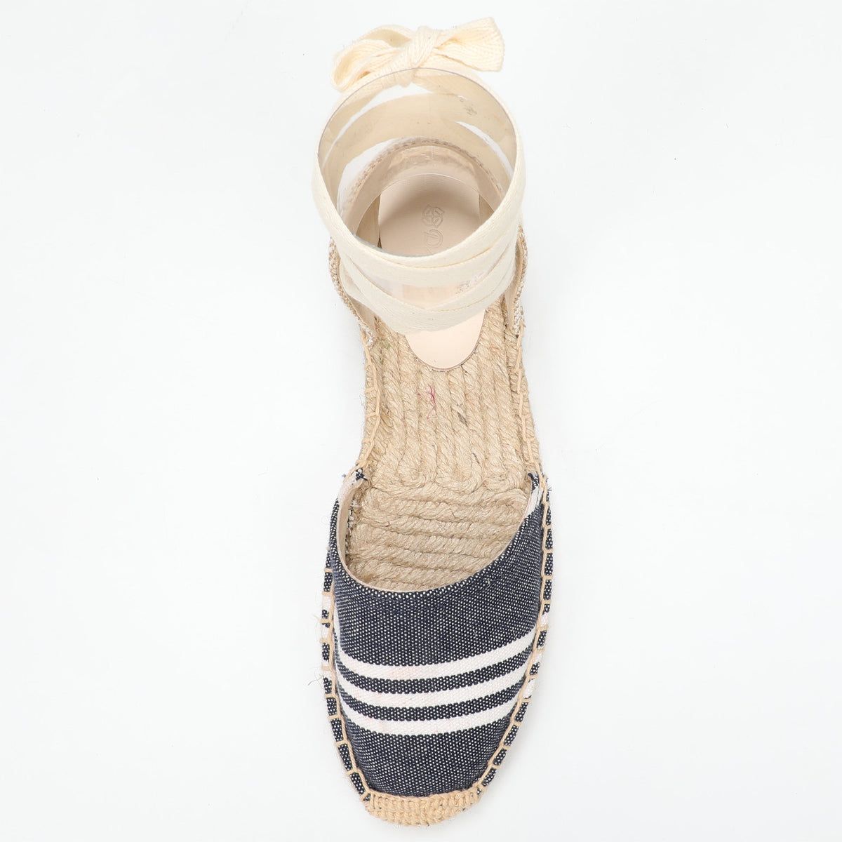 W-S867 Navy White Stripes Espadrilles
