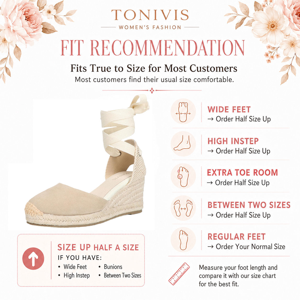 TONIVIS W-S908 beige suede espadrille wedge sandal travel styling