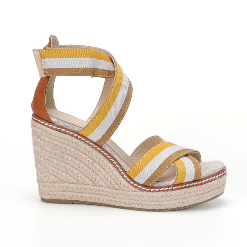 W S918 Beige Multicolor Stripe