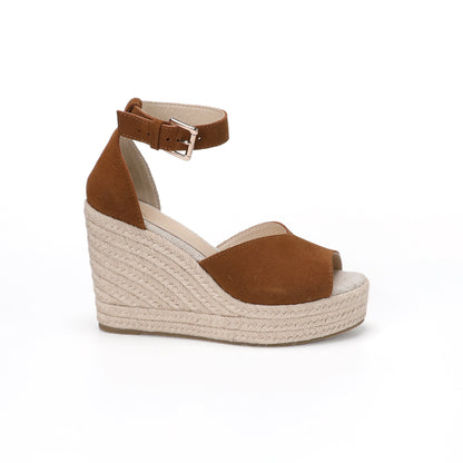 W-S922 Brown Espadrille Wedges