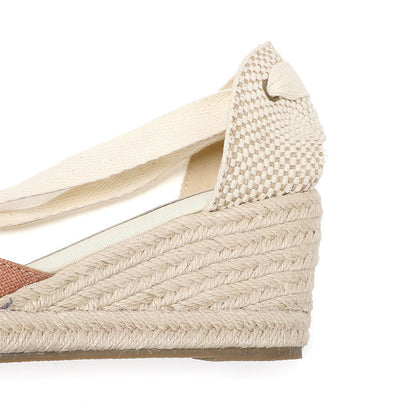 W-S939 Sand Espadrille Wedges
