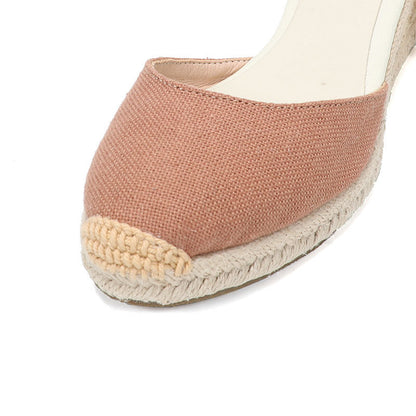 W-S939 Sand Espadrille Wedges