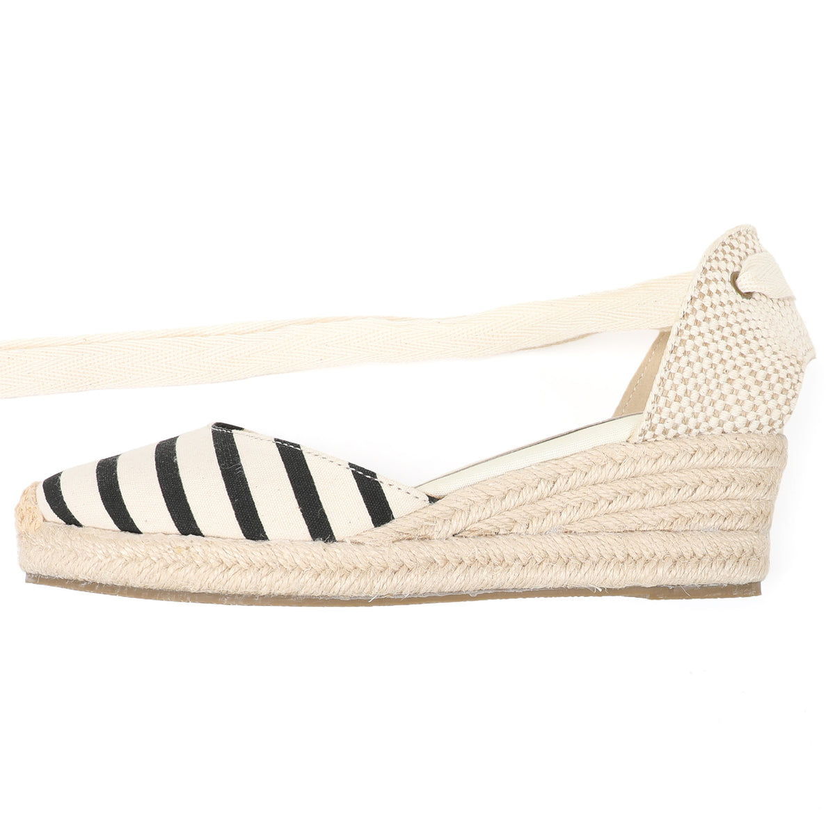 W S952 Black Beige Stripes