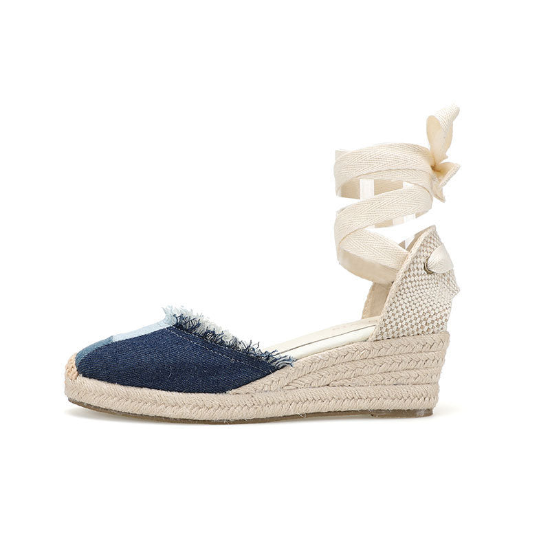 W S957 Denim Patchwork