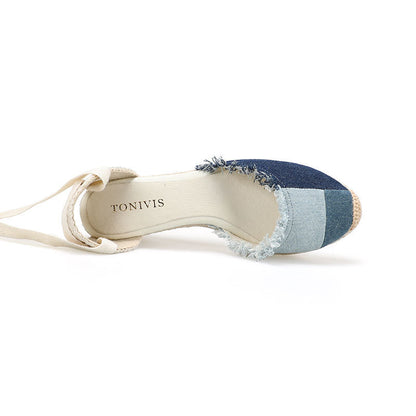 W S957 Denim Patchwork