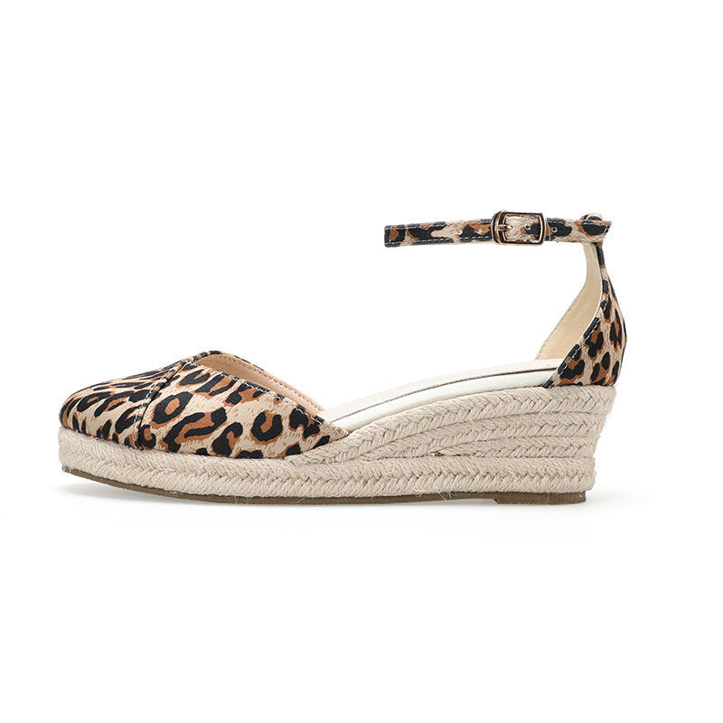 W S961 Gold Leopard Print