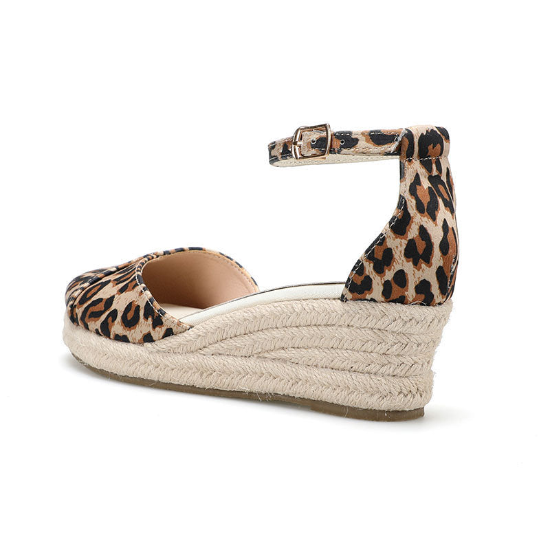 W S961 Gold Leopard Print