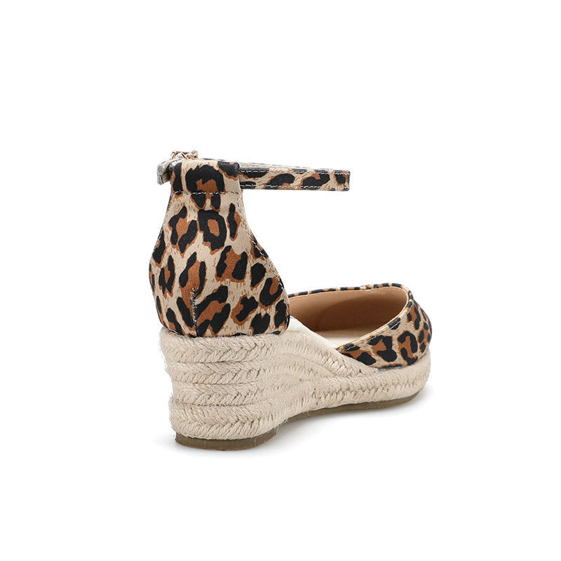 W S961 Gold Leopard Print