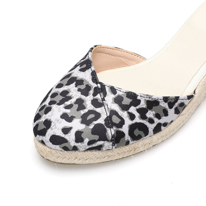 W S963 Silver Leopard Print