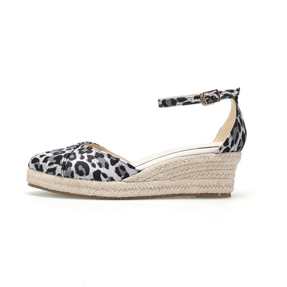 W S963 Silver Leopard Print