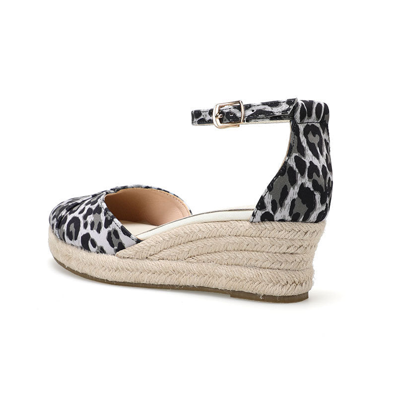 W S963 Silver Leopard Print