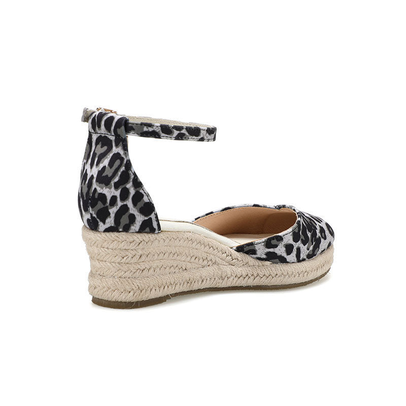 W S963 Silver Leopard Print