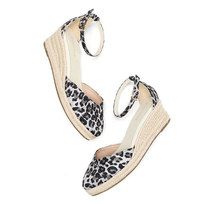 W S963 Silver Leopard Print
