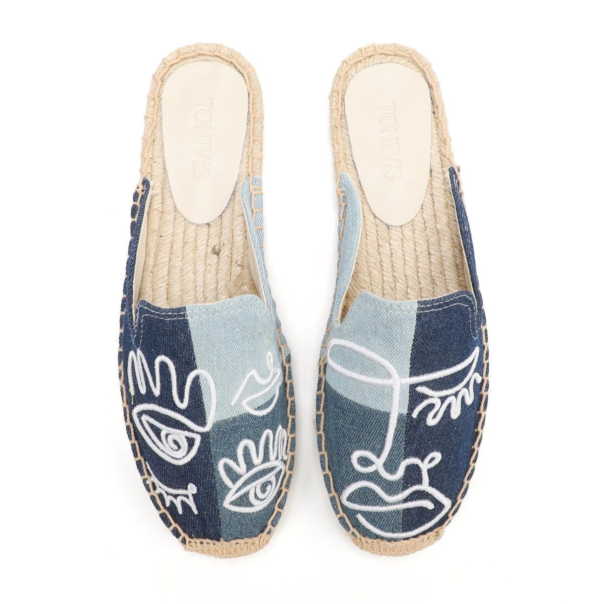 W-S966 Denim Blue Espadrilles