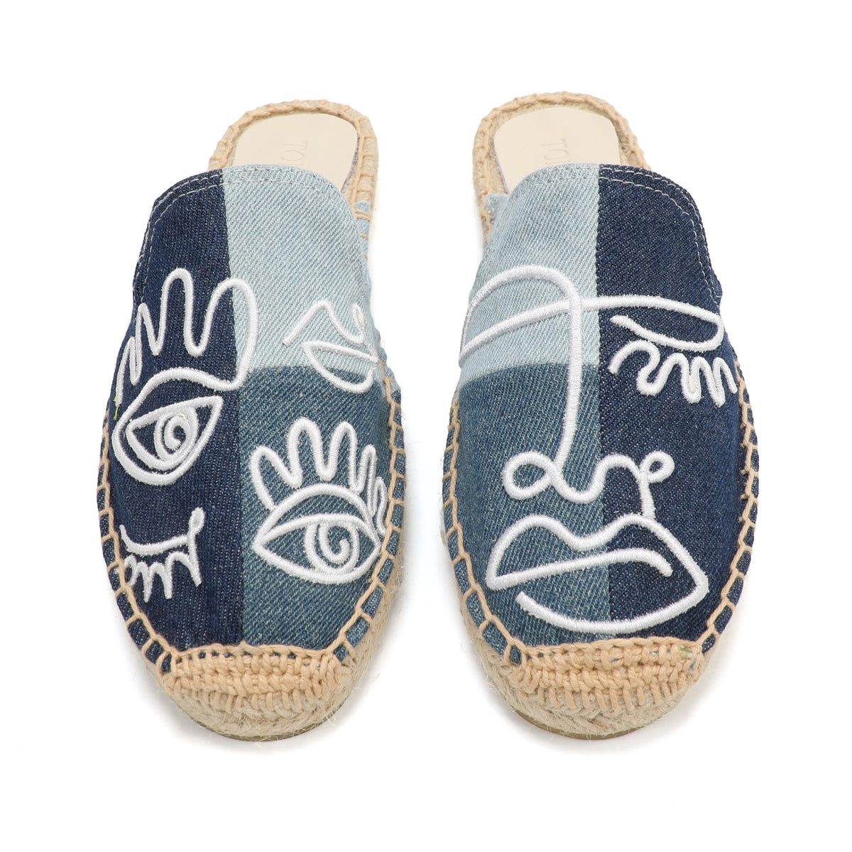 W-S966 Denim Blue Espadrilles