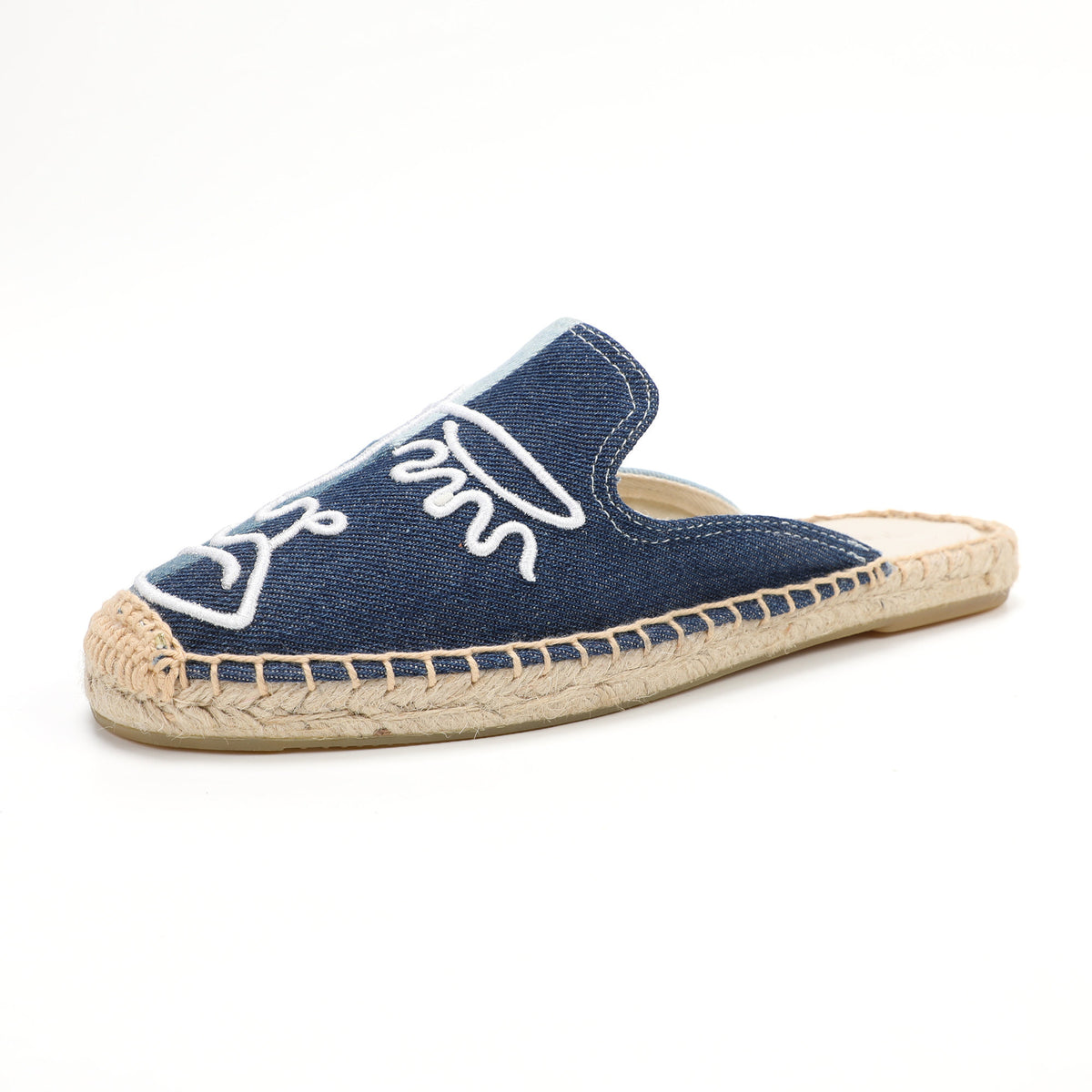 W-S966 Denim Blue Espadrilles