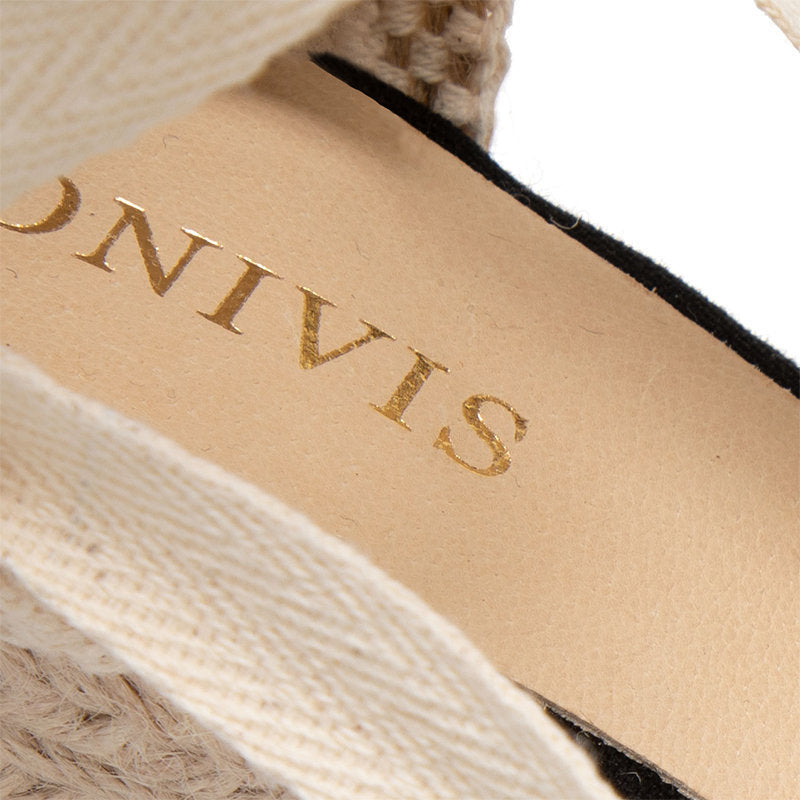 W S974 Black Sole Beige Strap