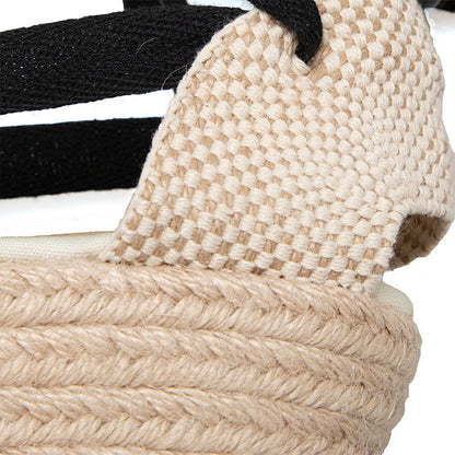 W S975 Beige Sole Black Strap