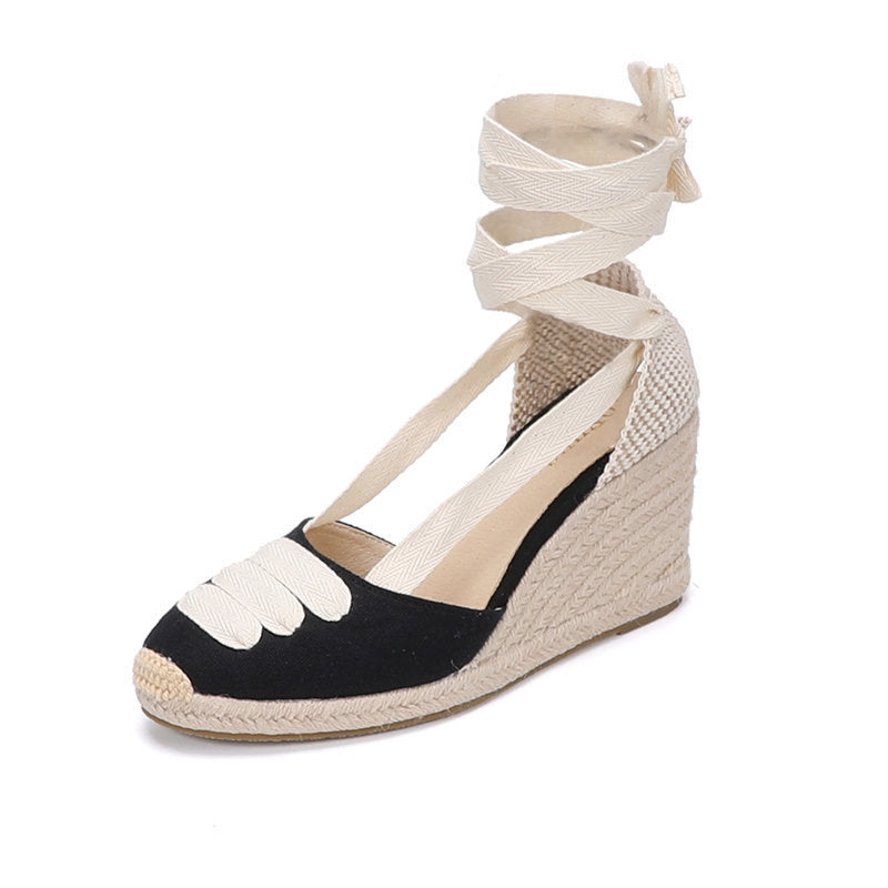 W S976 Black Sole Beige Strap